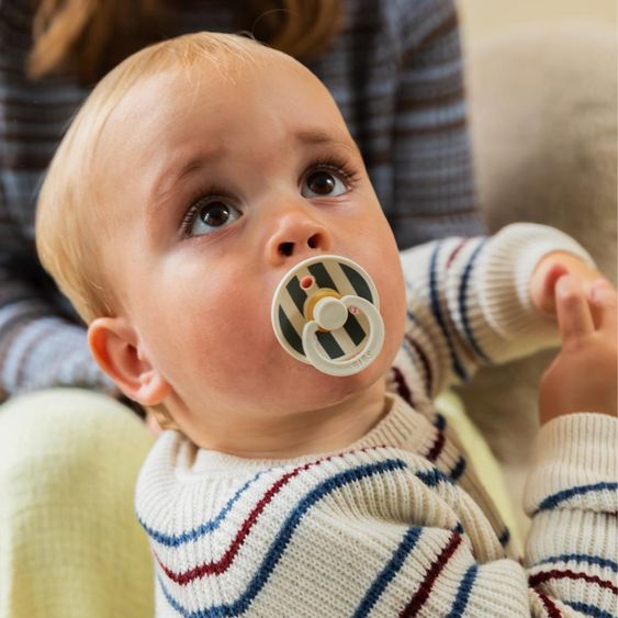 Bibs Schnuller Studio Colour 2er Pack - Block - Sand Mix - Gr. 0-6 M