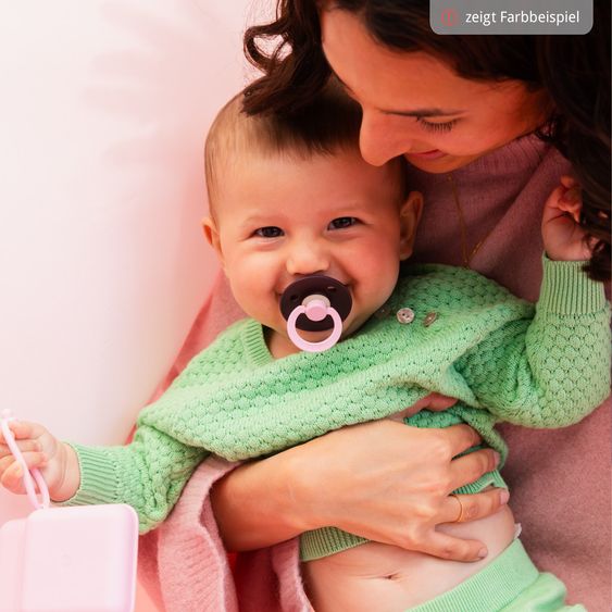 Bibs Pacifier Studio Colour 2-Pack - Fusion - Sage Hunter Green Mix - Gr. 0-6 M