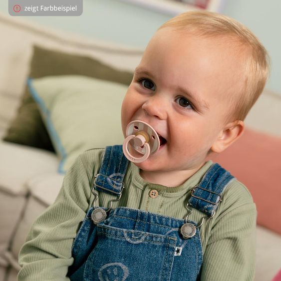 Bibs Pacifier Studio Colour 2-Pack - Pin - Sage Mix - Gr. 0-6 M