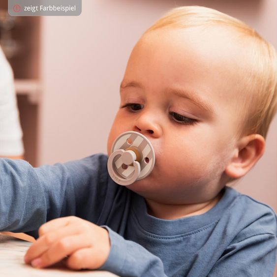 Bibs Pacifier Studio Colour 2-Pack - Pin - Sage Mix - Gr. 0-6 M