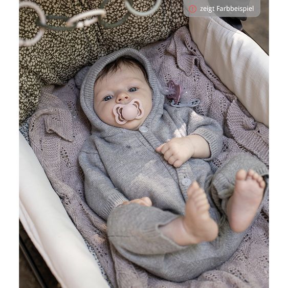 Bibs Schnuller - Supreme - Naturkautschuk - Ivory / Baby Pink - Gr. 6-36 M