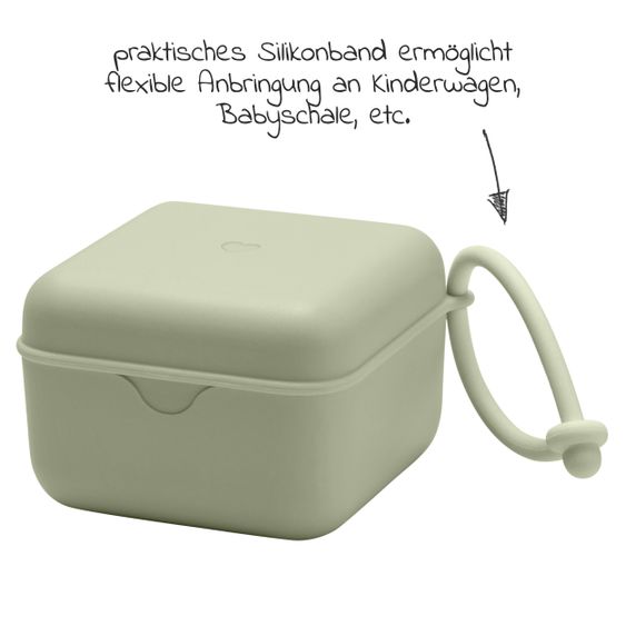 Bibs Pacifier box - Sage