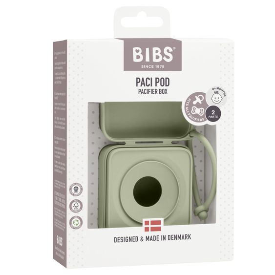 Bibs Pacifier box - Sage