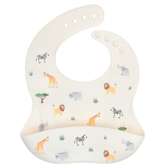 Bibs Silikon-Lätzchen - Animal Safari