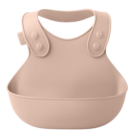 Bibs Silikon-Lätzchen Dinner Bib - Blush