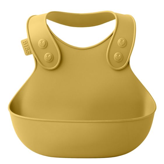Bibs Silikon-Lätzchen Dinner Bib - Mustard