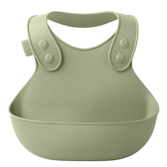 Bibs Silikon-Lätzchen Dinner Bib - Sage