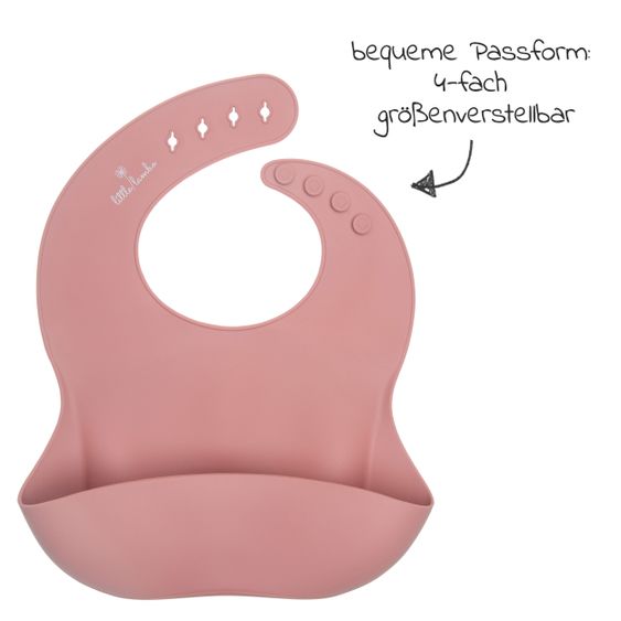 Bibs Silikon-Lätzchen - Rose Dawn