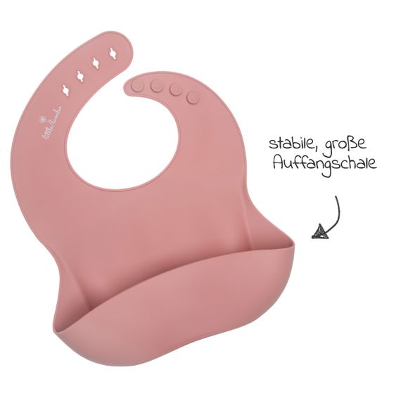 Bibs Silikon-Lätzchen - Rose Dawn