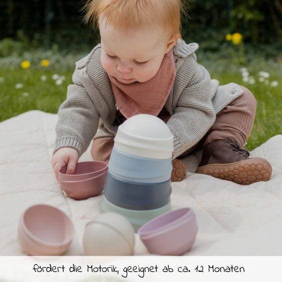 Bibs Stapelturm - Pastel Rainbow