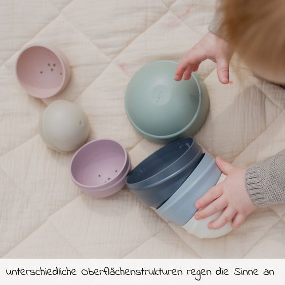 Bibs Stapelturm - Pastel Rainbow