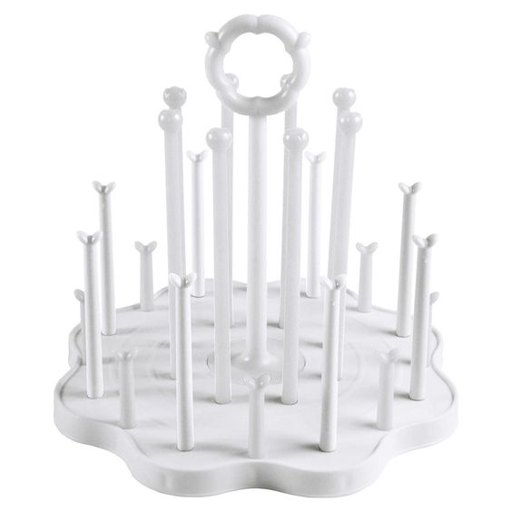 Bieco Drain stand for bottles and teats - White