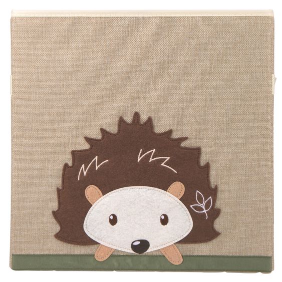 Bieco Aufbewahrungskiste / Staubox Klein 32 x 32 x 32 cm - Igel