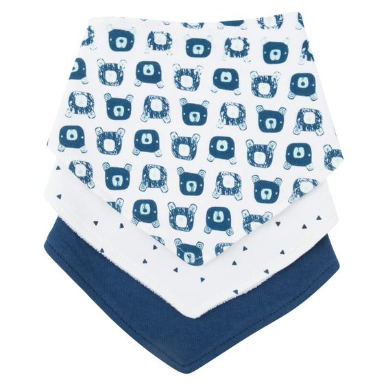 Bieco Bandana Lätzchen 6er Pack - Hellblau