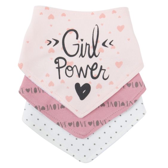 Bieco Bandana Lätzchen 6er Pack - Rosa