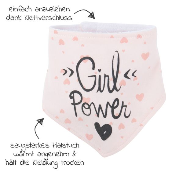 Bieco Bandana Lätzchen 6er Pack - Rosa