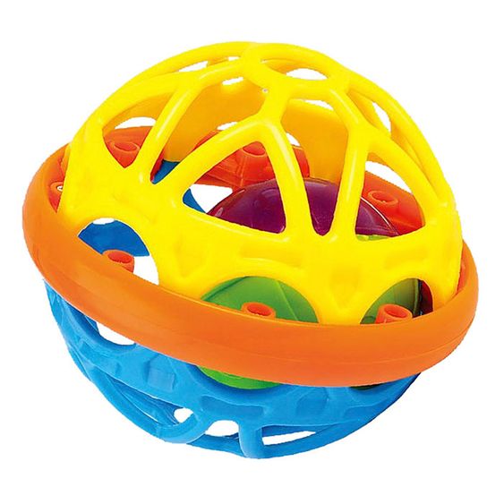 Bieco Pallone a sonagli flessibile da 10 cm
