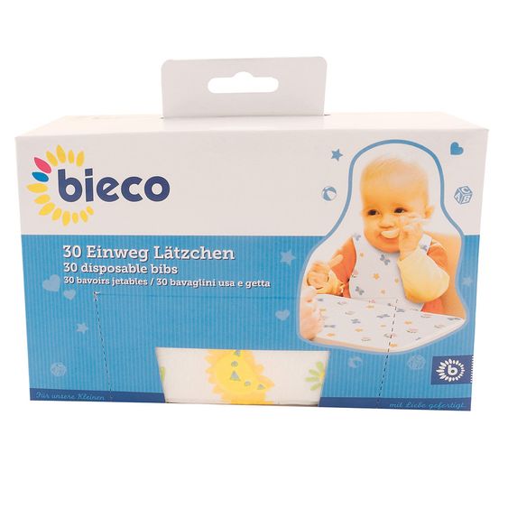 Bieco Einweg-Lätzchen 30er Pack