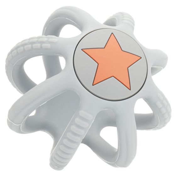 Bieco Greifling Silikon-Ball - Grau