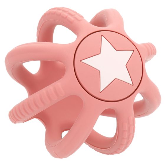 Bieco Greifling Silikon-Ball - Rosa