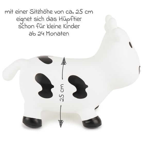 Bieco Hüpftier aufblasbar - Kuh