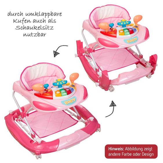 Bieco Lauflernhilfe Auto - Hellblau