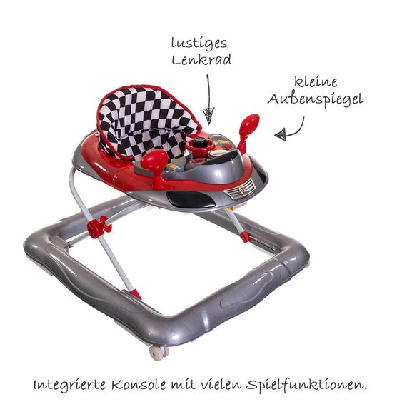 Bieco Lauflernhilfe Car - Silber