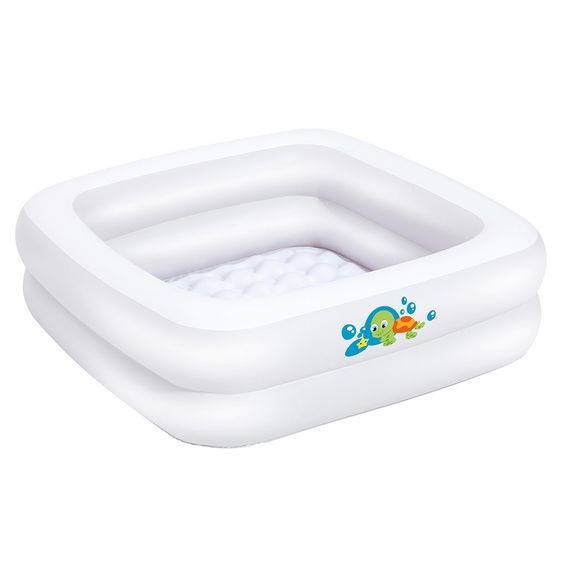 Bieco Paddling pool turtle 86 x 86 cm - White