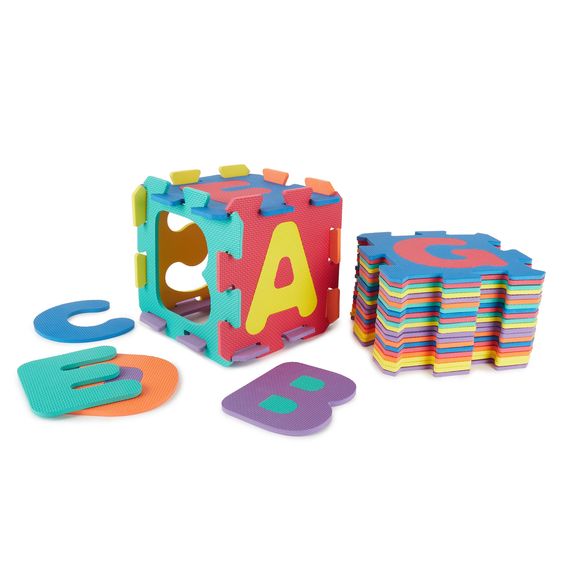 Bieco Puzzle mat 52 pcs - letters