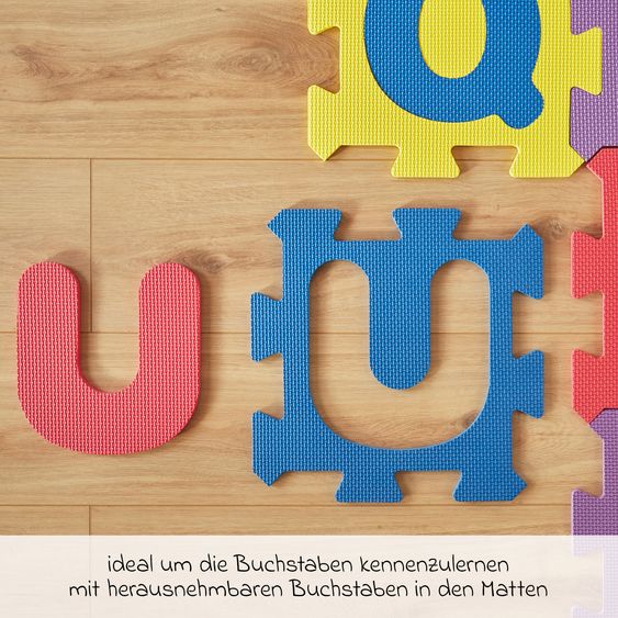 Bieco Puzzle mat 52 pcs - letters