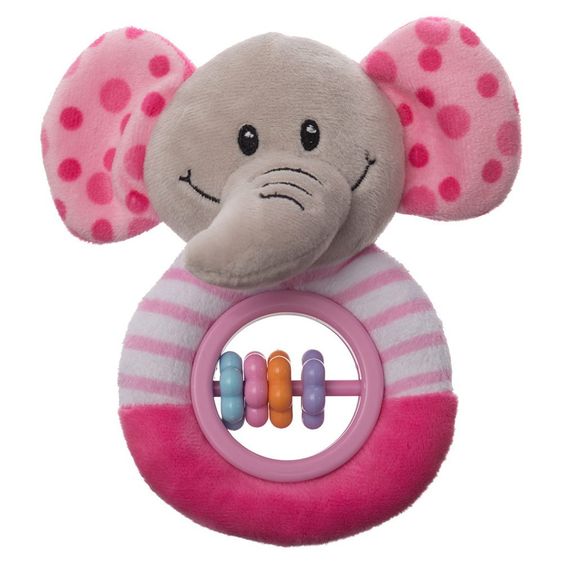 Bieco Rassel-Greifling Elefant - Rosa