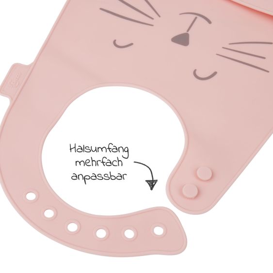 Bieco Silikon-Lätzchen 2er Pack - Katze
