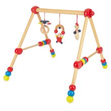 Spiel-Trapez Baby-Gym aus Holz höhenverstellbar