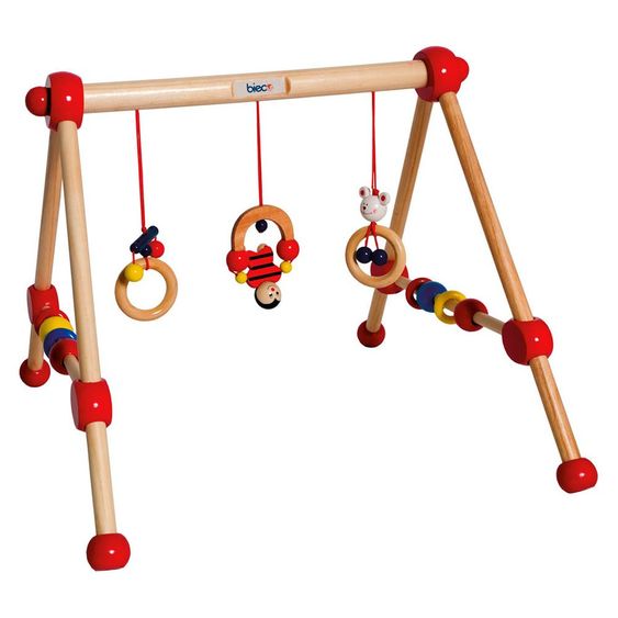 Bieco Spiel-Trapez Mein erstes Holz-Gym