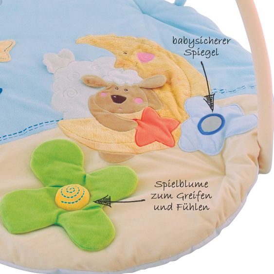 Bieco Spieldecke mit Spielbogen - Schäfchen Betty