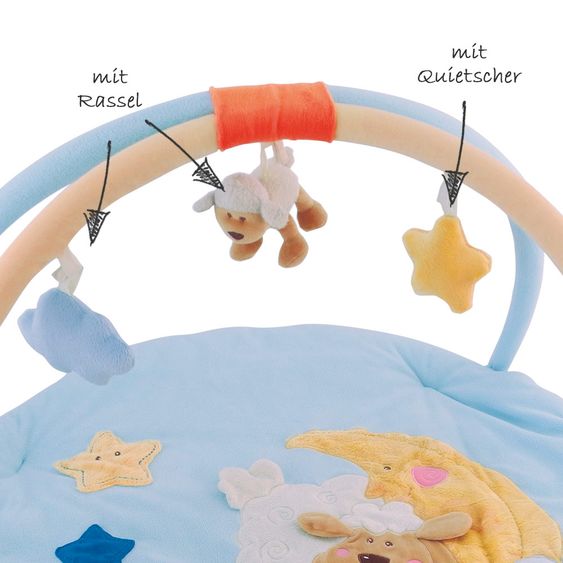 Bieco Spieldecke mit Spielbogen - Schäfchen Betty