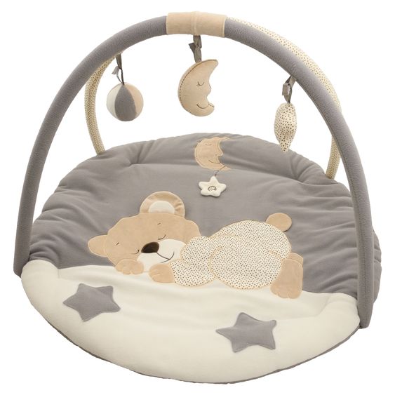 Bieco Play blanket with play bow - sleeping bear