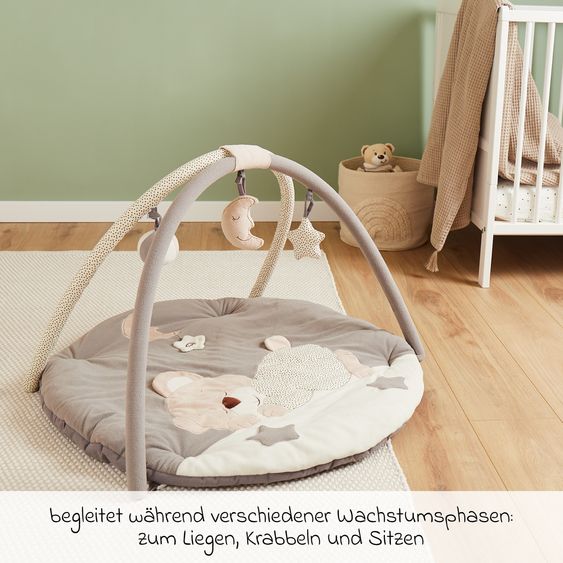 Bieco Spieldecke mit Spielbogen - Schlafbärchen