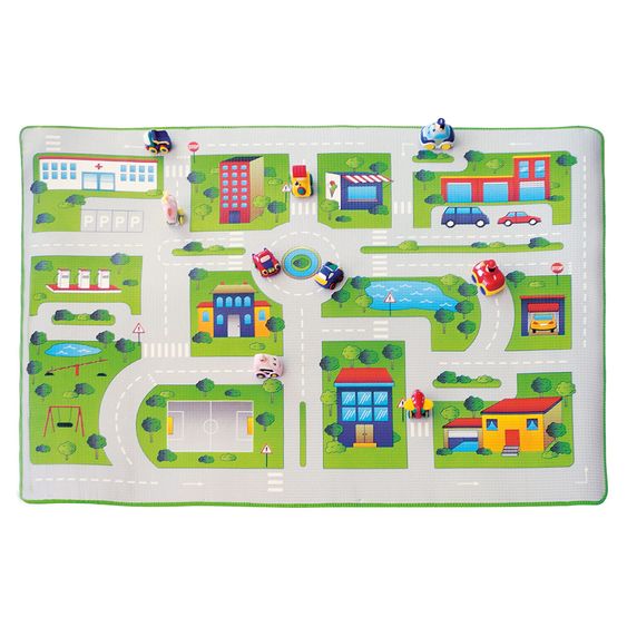 Bieco Play mat traffic 180 x 120 cm