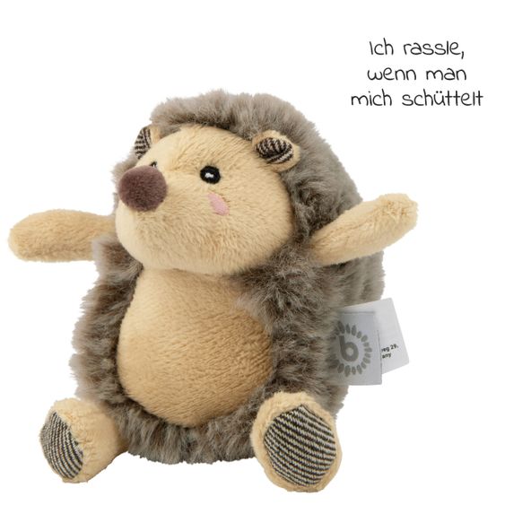 Bieco Spieltier mit Rassel - Igel Piksi
