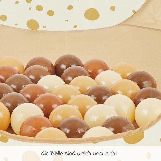 Bieco Gioca alla tenda e al biliardo con 50 palline - Puntini