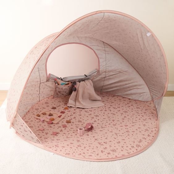 Bieco Play tent / beach shell with UV protection 40+ - Dreamy Flowers