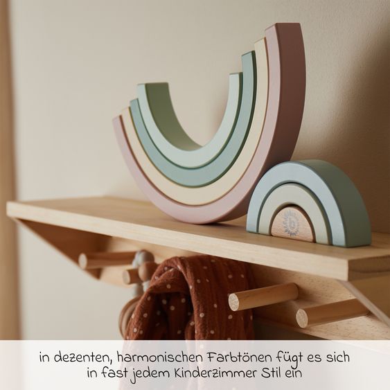 Bieco Stapelspiel Regenbogen