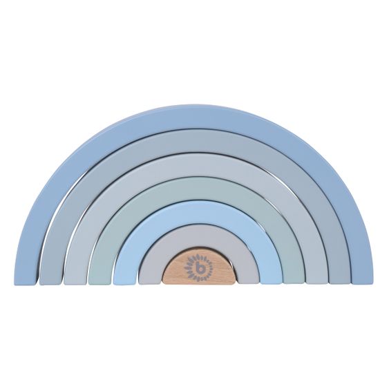 Bieco Stapelspiel Regenbogen - Blau