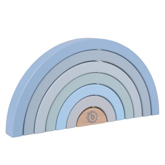 Bieco Stapelspiel Regenbogen - Blau