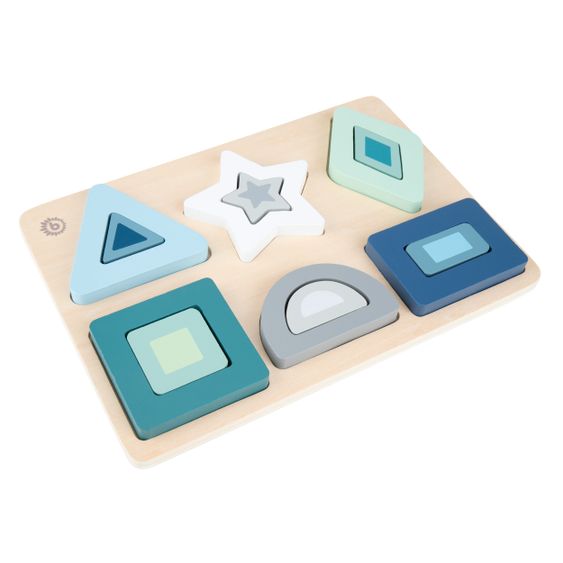 Bieco Steckspiel Puzzle - Blau