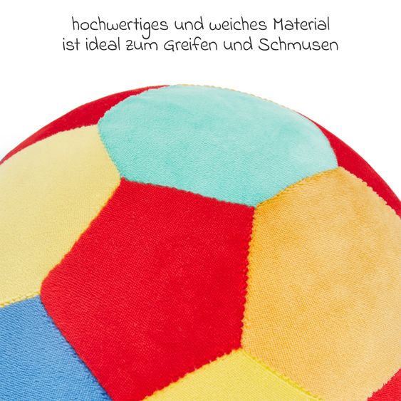 Bieco Stoffball mit Rassel Ø 30 cm