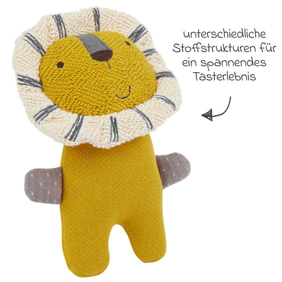 Bieco Strick-Kuscheltier - Löwe