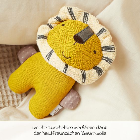 Bieco Strick-Kuscheltier - Löwe