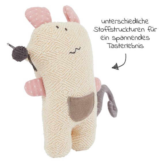 Bieco Strick-Kuscheltier - Maus